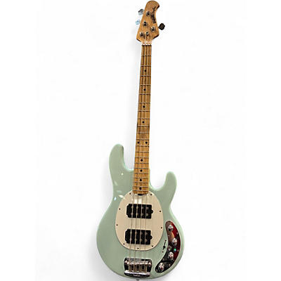 Used Ernie Ball Music Man Stingray HH 4 String Daphne Blue Electric Bass Guitar