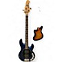 Used Ernie Ball Music Man Stingray HH 4 String PEARL BLUE Electric Bass Guitar PEARL BLUE