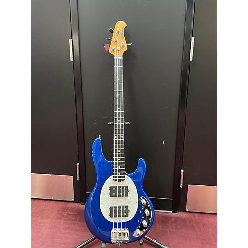 Ernie Ball Music Man Used Ernie Ball Music Man Stingray HH 4 String Techtonic Blue Electric Bass Guitar Techtonic Blue