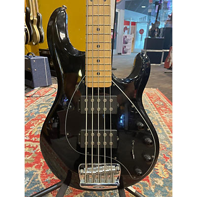 Ernie Ball Music Man Used Ernie Ball Music Man Stingray HH 5 String Black Electric Bass Guitar