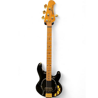 Used Ernie Ball Music Man Stingray HH 5 String Black Electric Bass Guitar
