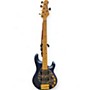 Used Ernie Ball Music Man Stingray HH 5 String Pacecar Blue Electric Bass Guitar Pacecar Blue