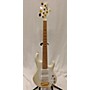 Used Ernie Ball Music Man Used Ernie Ball Music Man Stingray HH 5 String White/Cream Electric Bass Guitar White/Cream