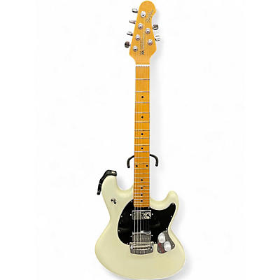 Used Ernie Ball Music Man Stingray Olympic White Solid Body Electric Guitar