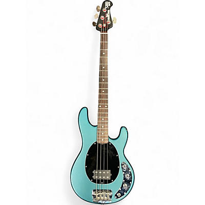 Used Ernie Ball Music Man Stingray SUB Bass Blue Electric Bass Guitar