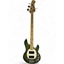 Used Ernie Ball Music Man Stingray SUB Bass Green Electric Bass Guitar Green