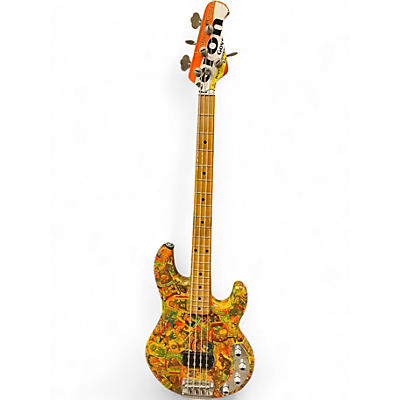 Used Ernie Ball Music Man Stingray Short Scale Garbage pail kids Electric Bass Guitar