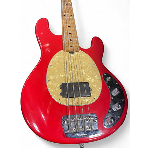 Used Ernie Ball Music Man Stingray Slo Special Fiesta Red Electric Bass Guitar Fiesta Red