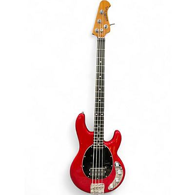 Used Ernie Ball Music Man Stingray Special 4 H Ebony Fingerboard Ghost Pepper Red Electric Bass Guitar