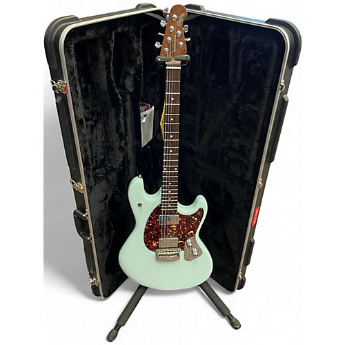 Used Ernie Ball Music Man Stringray RS Blue Solid Body Electric Guitar Blue