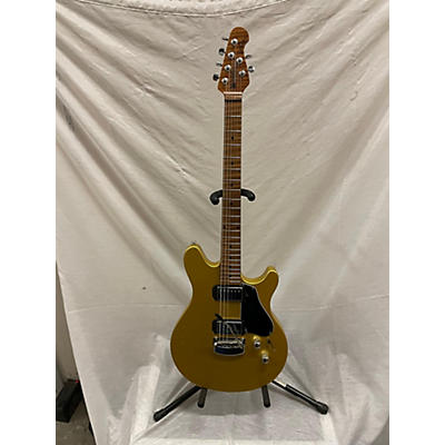 Ernie Ball Music Man Used Ernie Ball Music Man Valentine Metallic Yellow Solid Body Electric Guitar