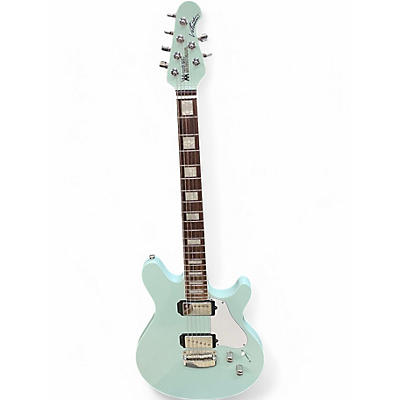 Used Ernie Ball Music Man Valentine Surf Green Solid Body Electric Guitar