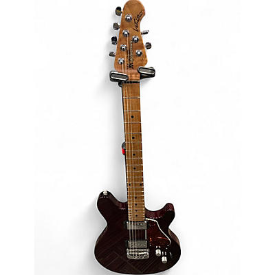 Used Ernie Ball Music Man Valentine Wine Red Solid Body Electric Guitar