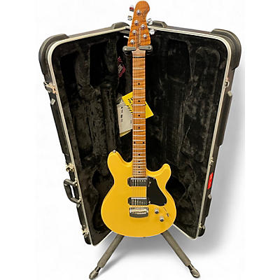 Used Ernie Ball Music Man Valentine Yellow Solid Body Electric Guitar
