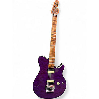 Used Ernie Ball Music Man axis fr music zoo  ameythyst Solid Body Electric Guitar