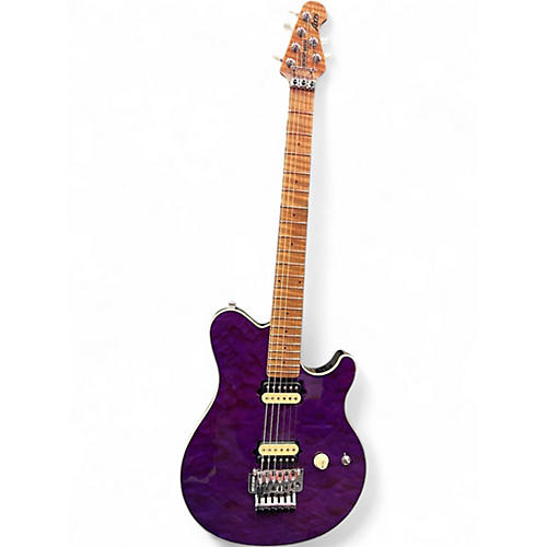 Used Ernie Ball Music Man axis fr music zoo  ameythyst Solid Body Electric Guitar ameythyst