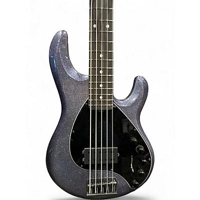 Used Ernie Ball Music Man dark ray 5 DARK RAINBOW Electric Bass Guitar