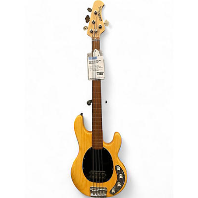 Ernie Ball Music Man Used Ernie Ball Music Man sting ray 4 h f Yellow Electric Bass Guitar