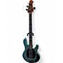 Used Ernie Ball Music Man sting ray special hh aqua sparkle Electric Bass Guitar aqua sparkle
