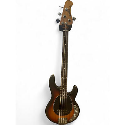 Used Ernie Ball Music Man stingray short scale 3 Color Sunburst Electric Bass Guitar