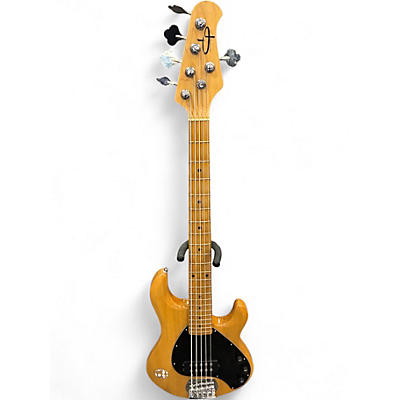 Used Ernie Ball OP Sting Ray Natural Electric Bass Guitar