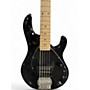 Used Ernie Ball stingray 5 Black Solid Body Electric Guitar Black