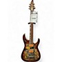 Used Esp Custom Shop Exhibition Limited Original Series Horizon-CTM NT Hinoki Top in Colorful Wood Tiles Solid Body Electric Guitar Hinoki Top in Colorful Wood Tiles