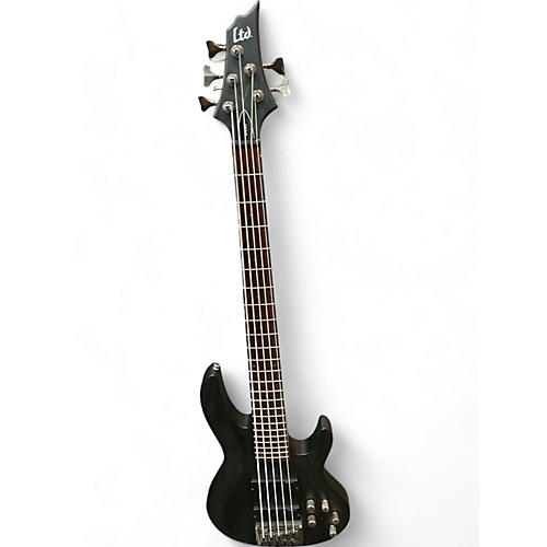 Esp Used Esp LTD B205SM 5 String Satin Black Electric Bass Guitar Satin Black