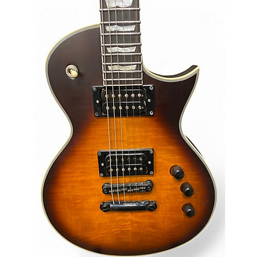 Used Esp LTD EC1000T CTM Tobacco Sunburst Satin Solid Body Electric Guitar Tobacco Sunburst Satin