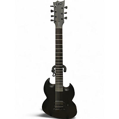 Used Esp; LTD VIPER 7 BLACK METAL MATTE BLACK Solid Body Electric Guitar