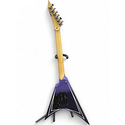 Used Esp Ltd Alexi Laiho Hexed Sawtooth Arrow PURPLE FADE Solid Body Electric Guitar