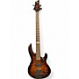 Used Esp Ltd B404 Amber Sunburst Electric Bass Guitar Amber Sunburst