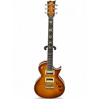 Used Esp Ltd EC1000 AMBER SUNBURST Solid Body Electric Guitar