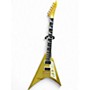 Used Esp Ltd KH-V Kirk Hammet V Metallic Gold Solid Body Electric Guitar Metallic Gold