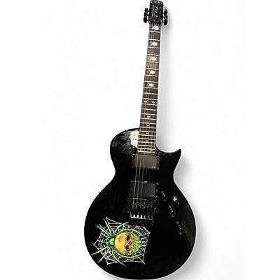 Used Esp Ltd Kirk Hammett KH-3 Black Solid Body Electric Guitar