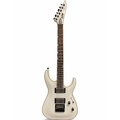 Used Esp Ltd MH100ET Snow White Solid Body Electric Guitar