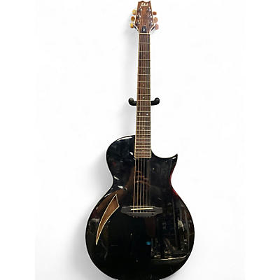 Used Esp Ltd TL-6 Black Hollow Body Electric Guitar