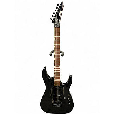 Used Esp Ltd mh200 Black Solid Body Electric Guitar