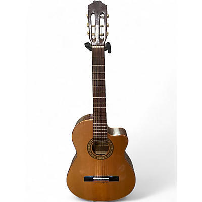 Used Espana cscr Natural Classical Acoustic Electric Guitar