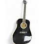 Used Estaban AL-100 BLACK Acoustic Electric Guitar BLACK