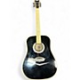 Used Estaban ELDORADO Black Acoustic Electric Guitar Black