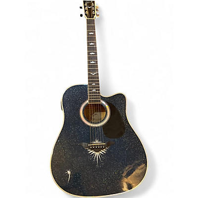 Used Esteban AL-100 Natural Acoustic Electric Guitar