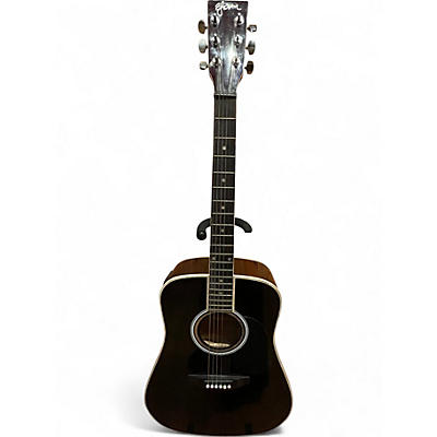 Used Esteban AL100 Black Acoustic Electric Guitar