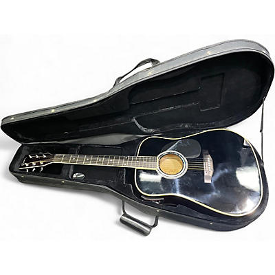 Used Esteban AL100 Black Acoustic Electric Guitar