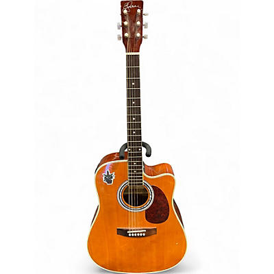 Used Esteban ALC-200 Natural Acoustic Electric Guitar