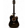 Used Esteban ALC200 Black Acoustic Electric Guitar Black