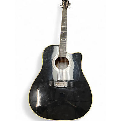 Used Esteban American Legacy Black Acoustic Electric Guitar