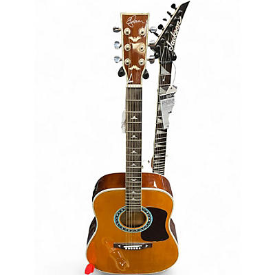 Used Esteban American Legacy Natural Acoustic Electric Guitar