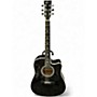 Used Esteban Black and Silver  Black and Silver Acoustic Guitar Black and Silver