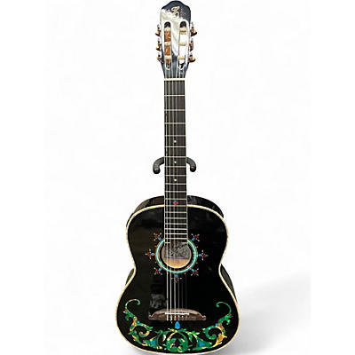 Used Esteban ELECTRIC ACOUSTIC 6 STRING Black Acoustic Electric Guitar